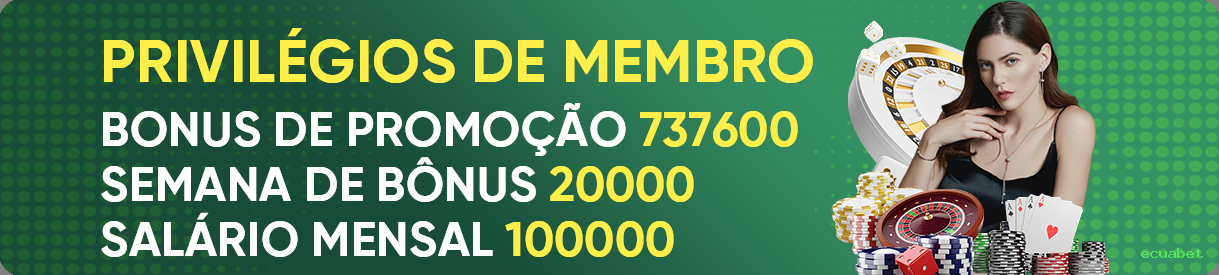 Plataforma ecuabet - cassino e apostas